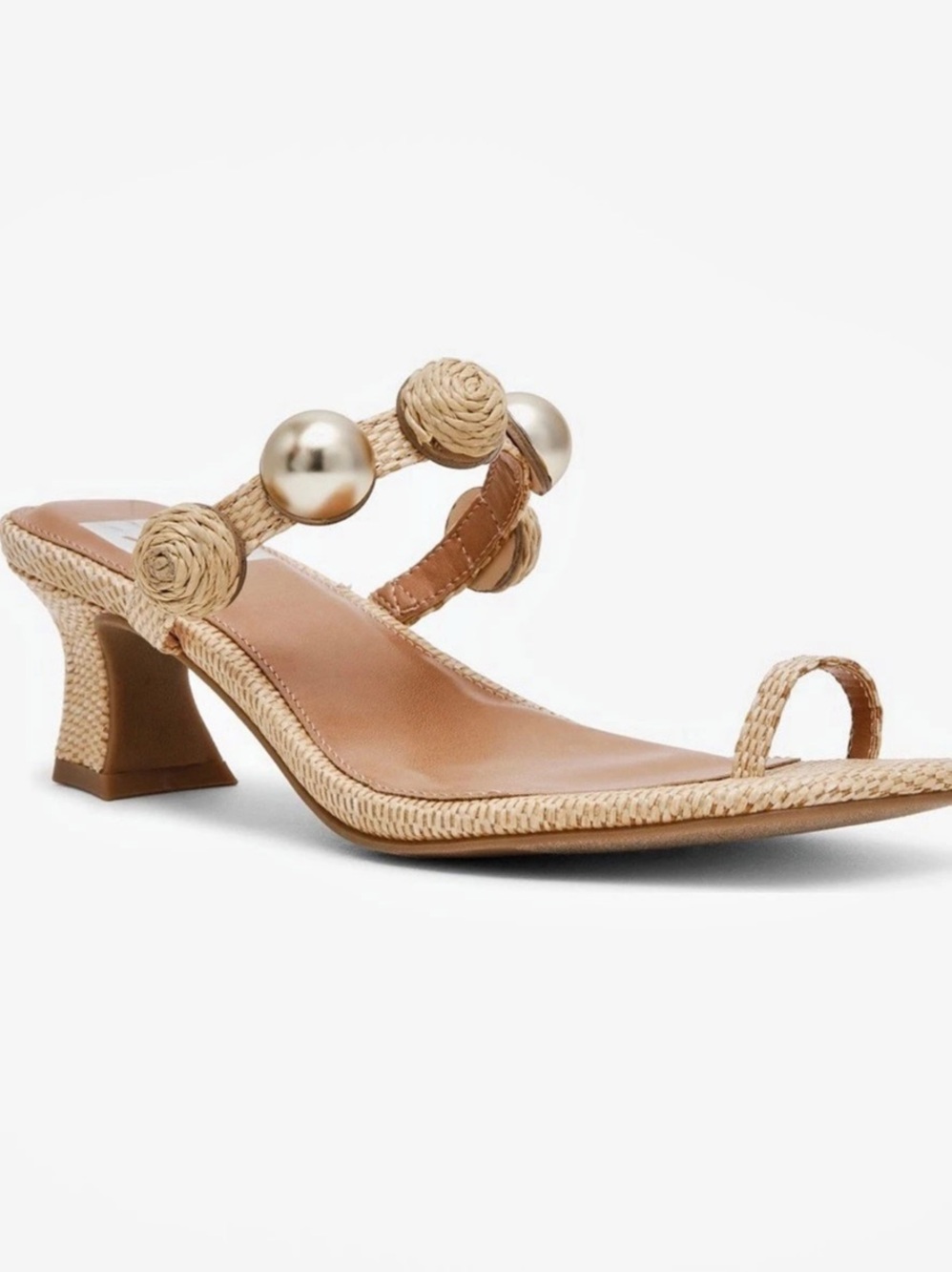 Dolce Vita Daksie Heeled Sandal Brown & Beige 7
